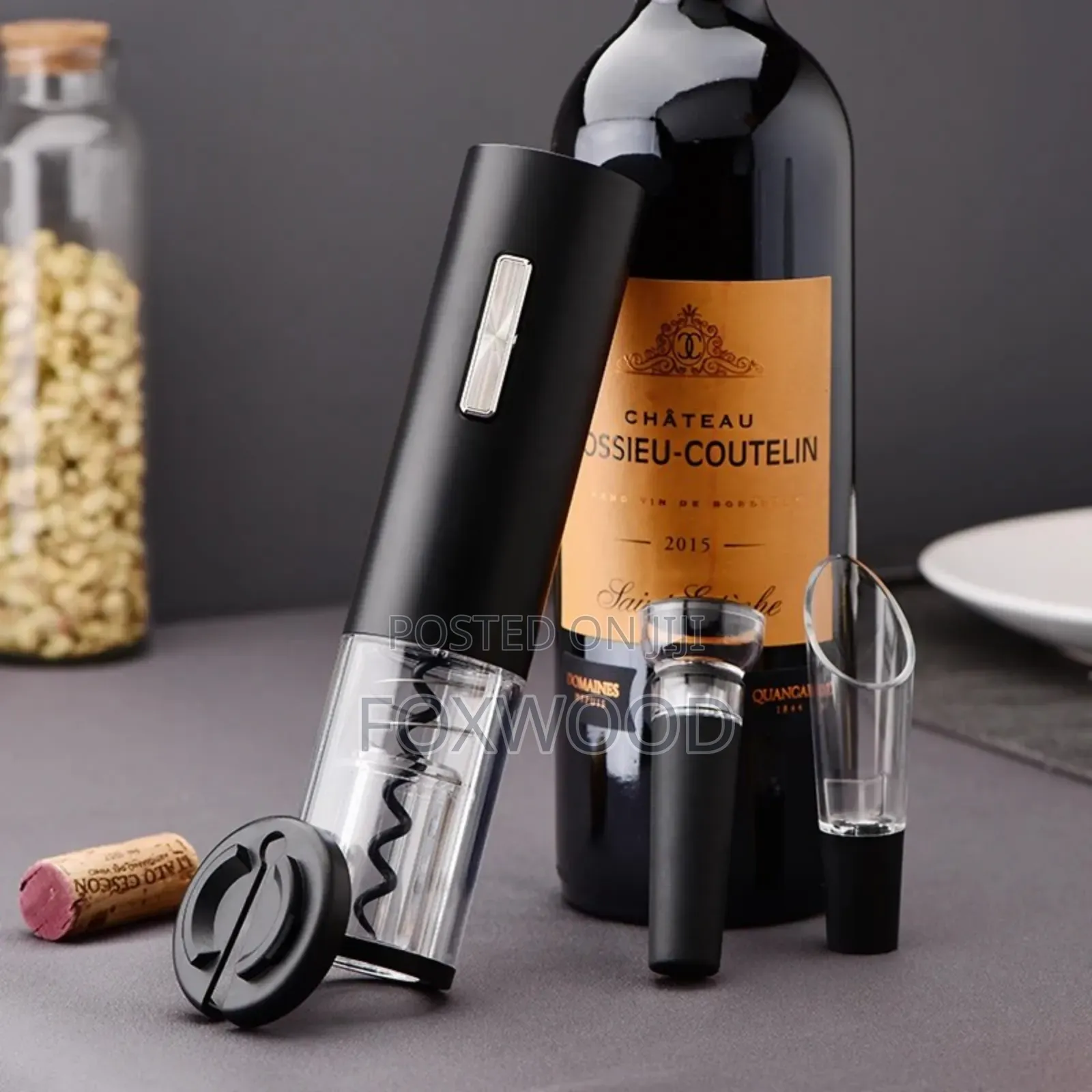 - In-1 Automatic Corkscrew, Bar Opener,
