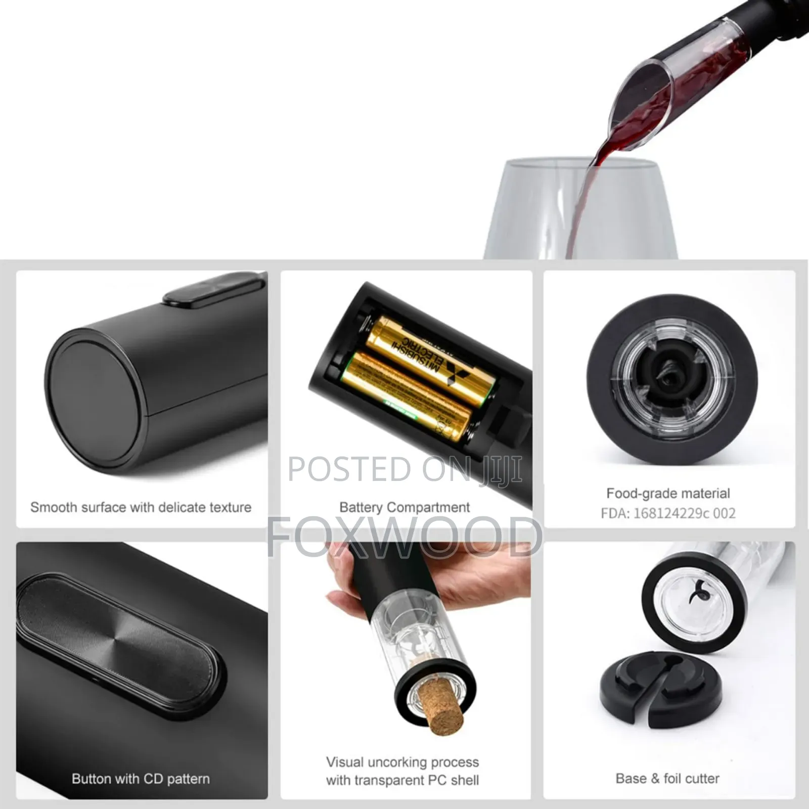 - In-1 Automatic Corkscrew, Bar Opener,