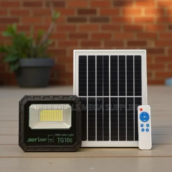 Maintenance Free 100w Solar Flood Light Ip66 Waterproof Outdoor