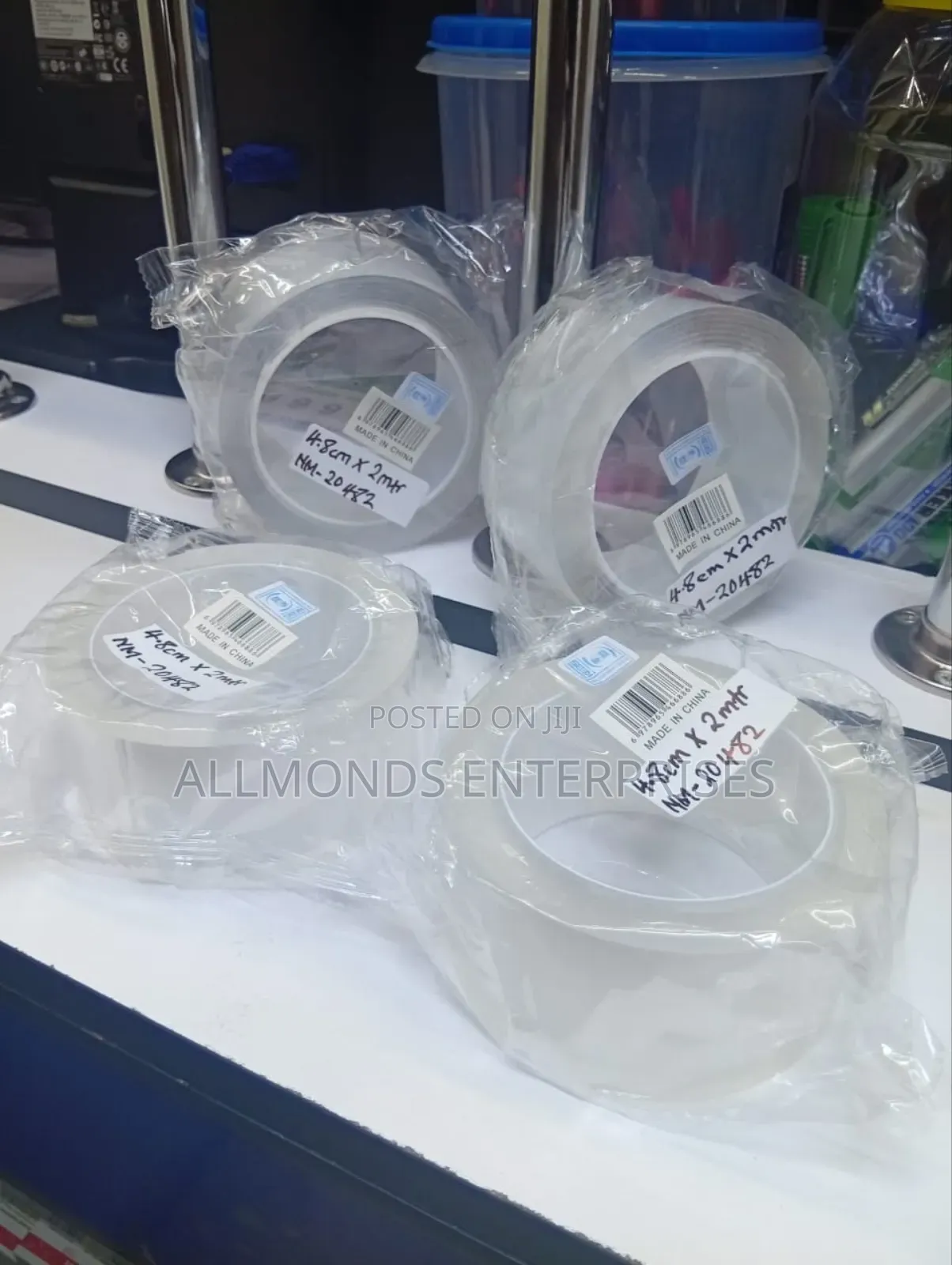 Clear Double Sided Tape 2 Inches (4.8cm by 2meters)