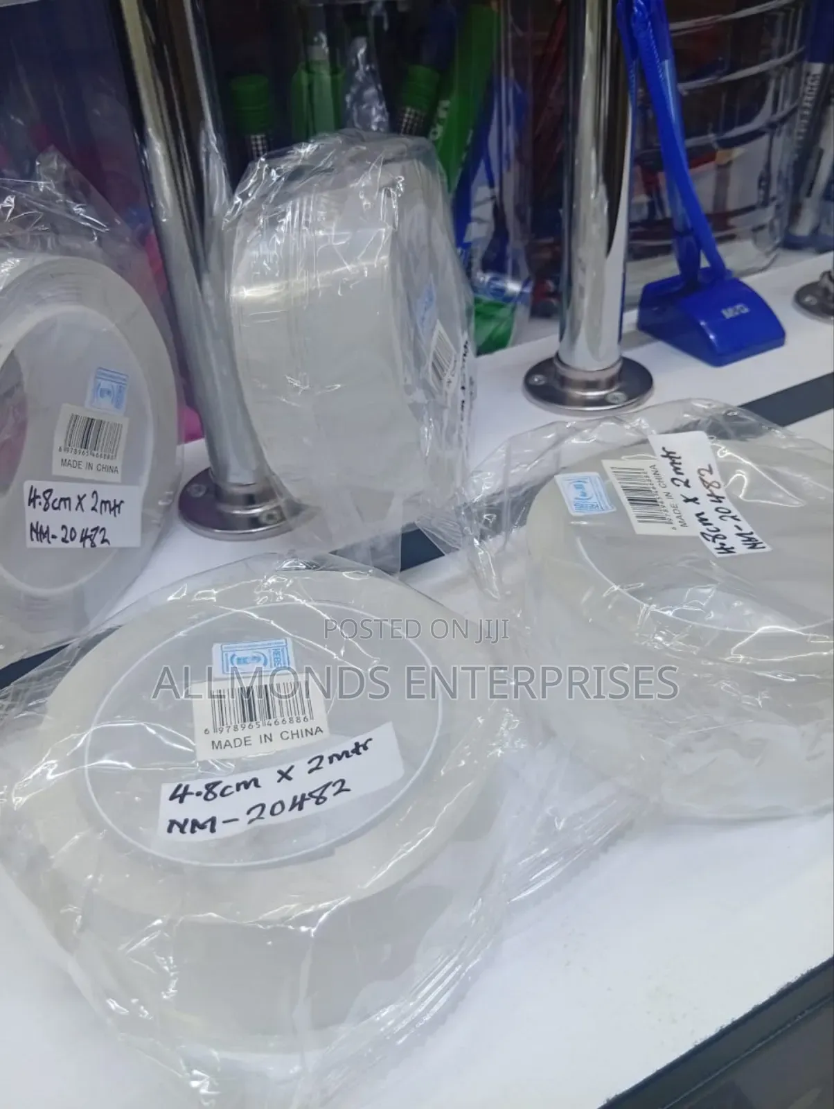 Clear Double Sided Tape 2 Inches (4.8cm by 2meters)