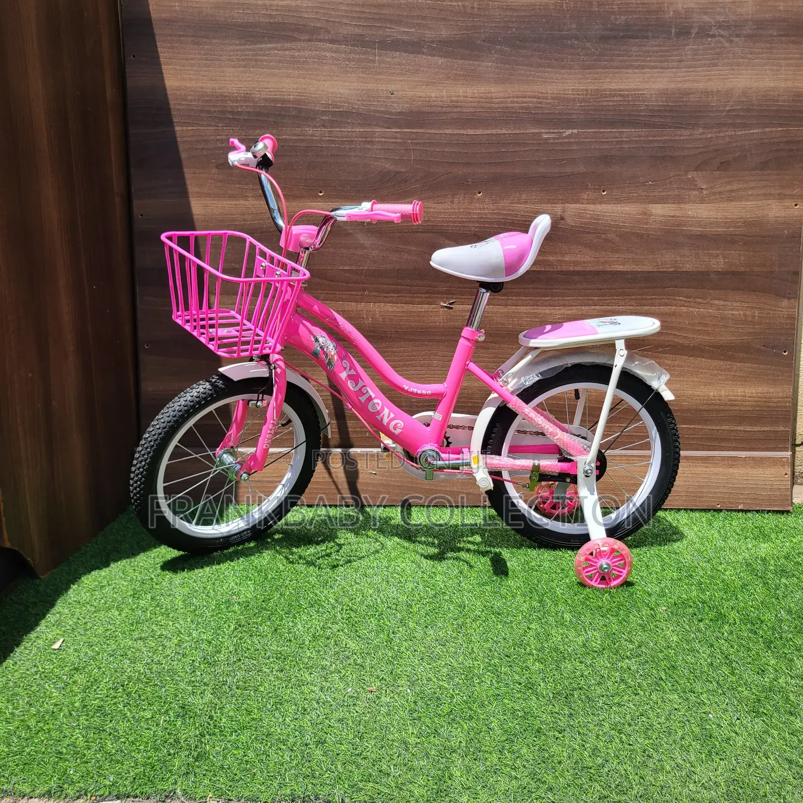 16``Pink Kids Bicycle. Size 16.