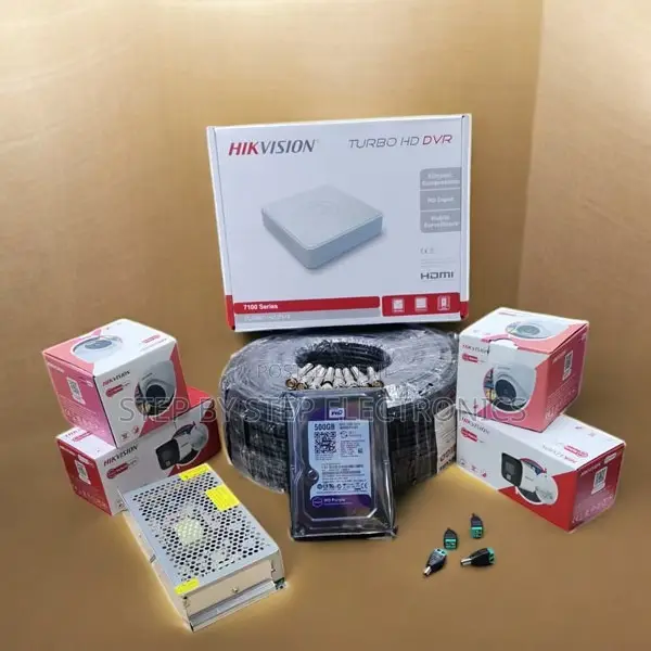Hikvision 1080p 2mp Smart Hybrid 4 Cameras Kit With Voice Recording