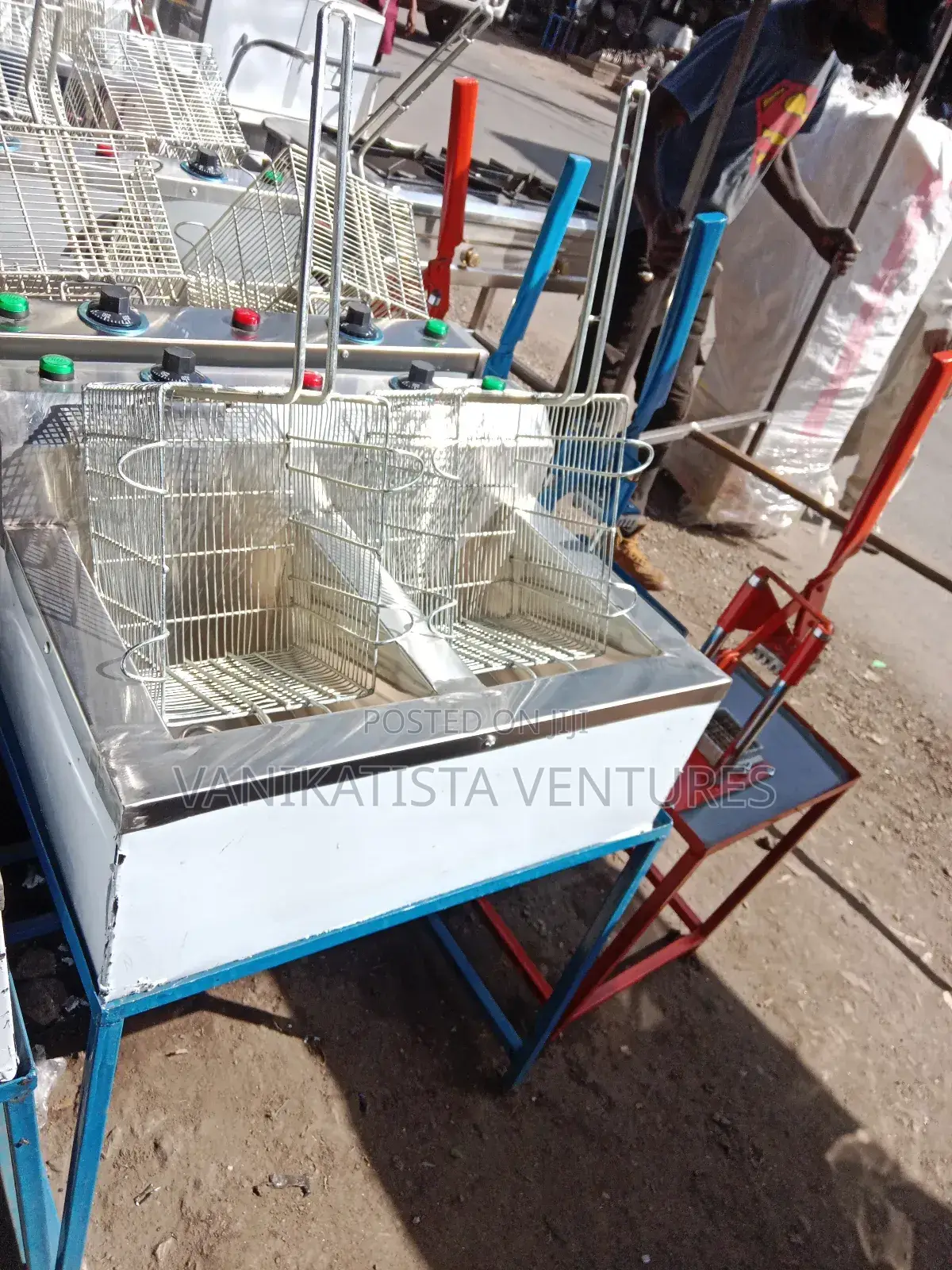 Electric Chips Fryer. With a Stand