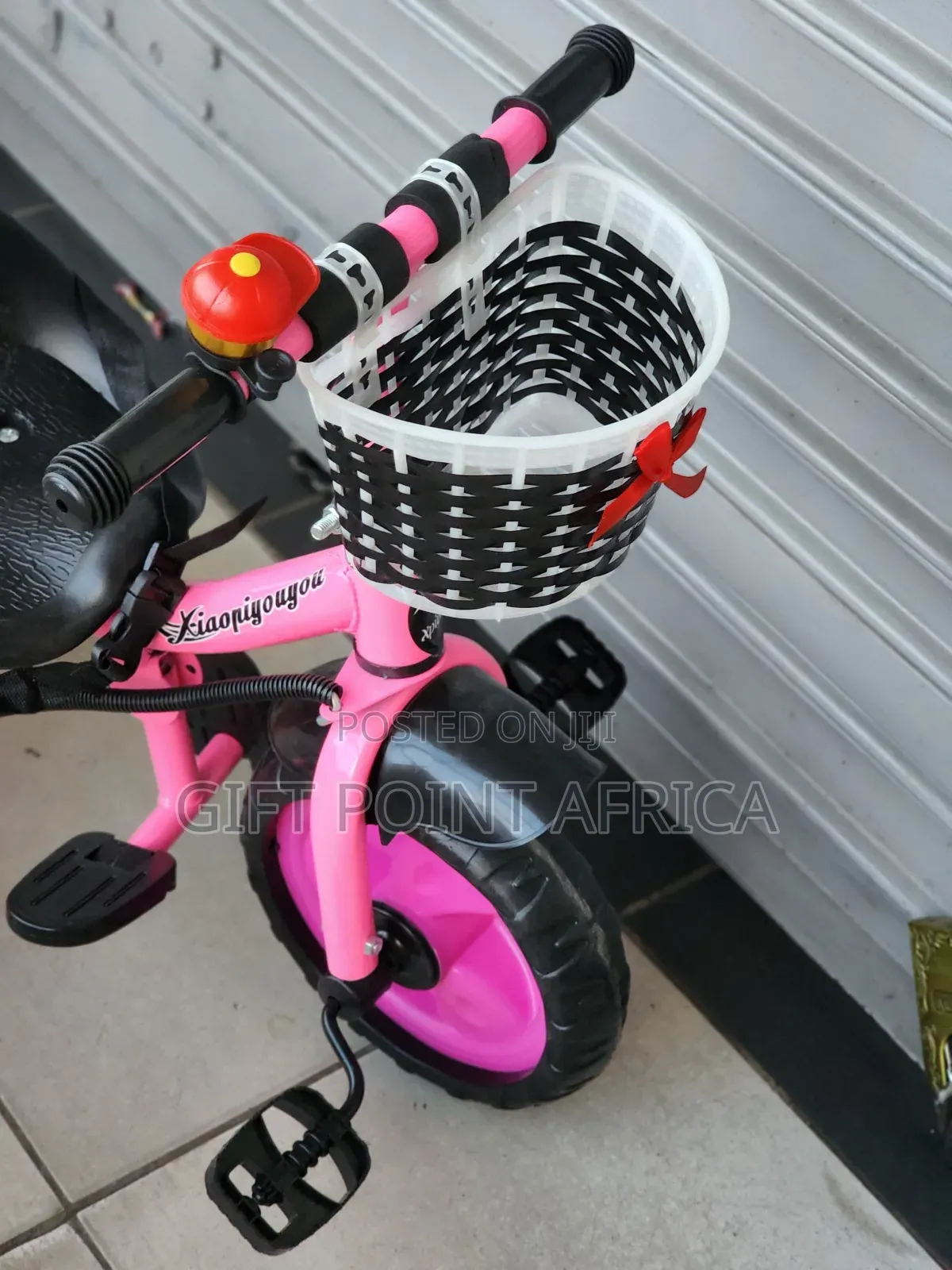 Tricycles With Push Handle,Bell,Basket And Safety Belt