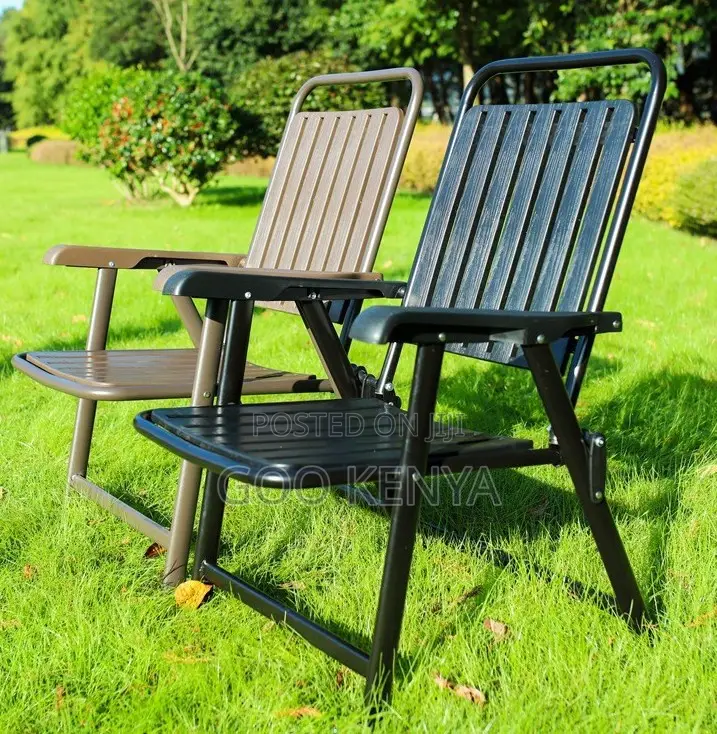Home Chair; Outdoor Heavy-Dutywaterproof Folding Chair With Armrests