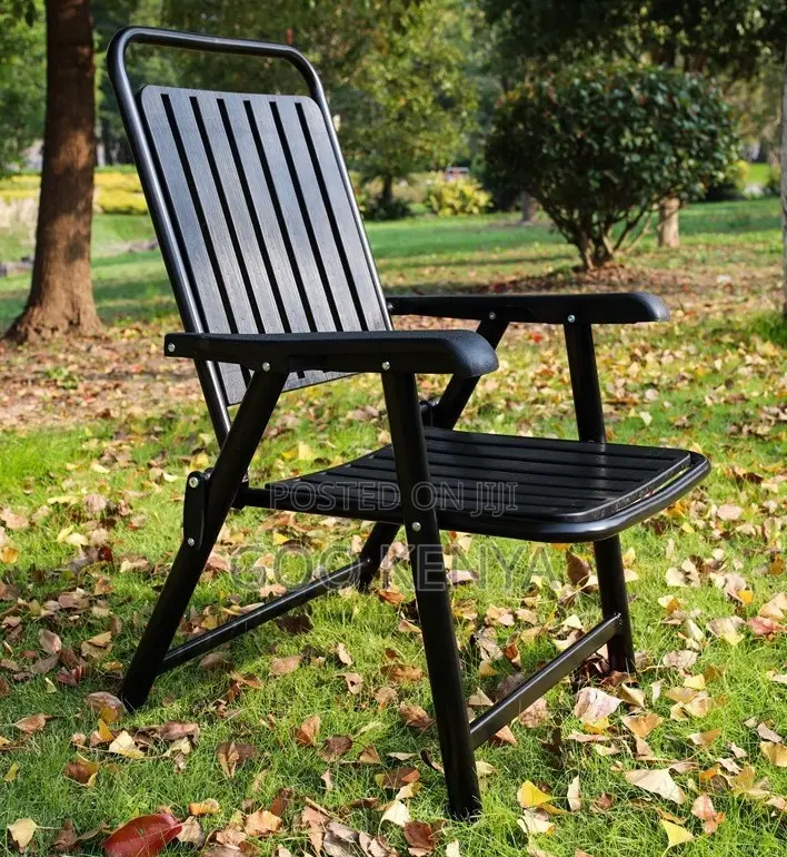Home Chair; Outdoor Heavy-Dutywaterproof Folding Chair With Armrests