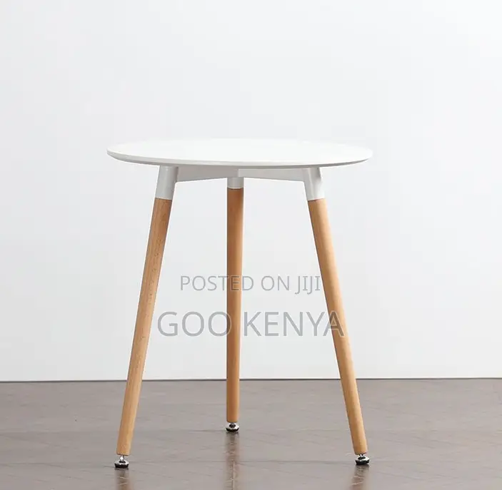 Home Table; Round Wooden 2-Seater Dining Table – Modern Design