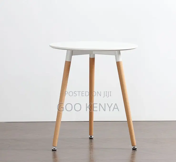 Home Table; Round Wooden 2-Seater Dining Table – Modern Design