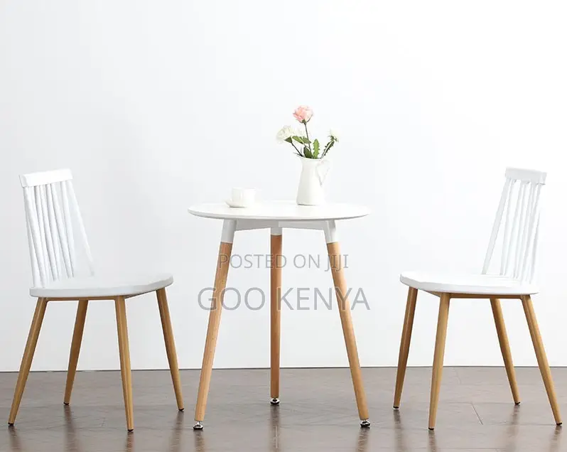 Home Table; Round Wooden 2-Seater Dining Table – Modern Design