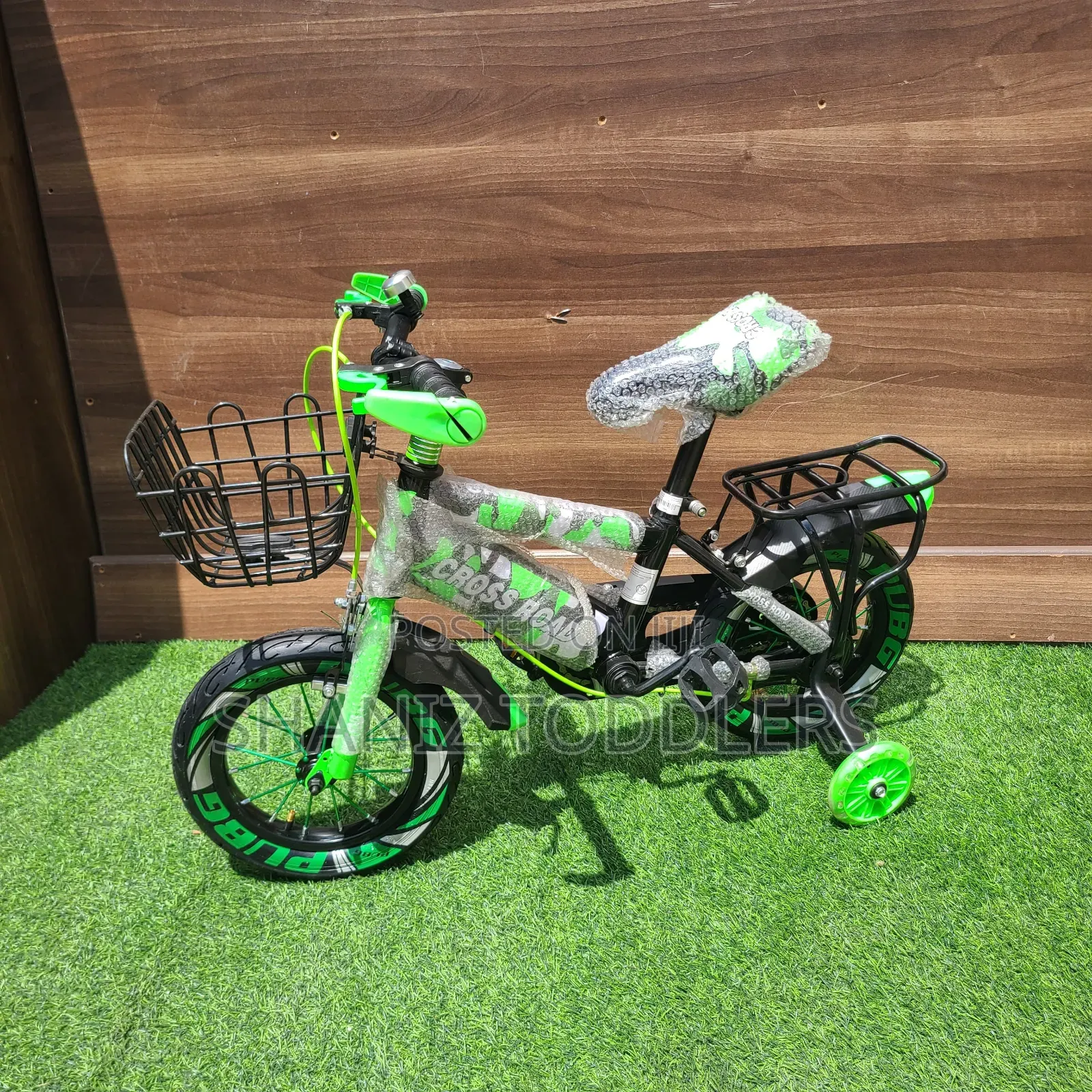 Green Kids Quality Size 12 Bike