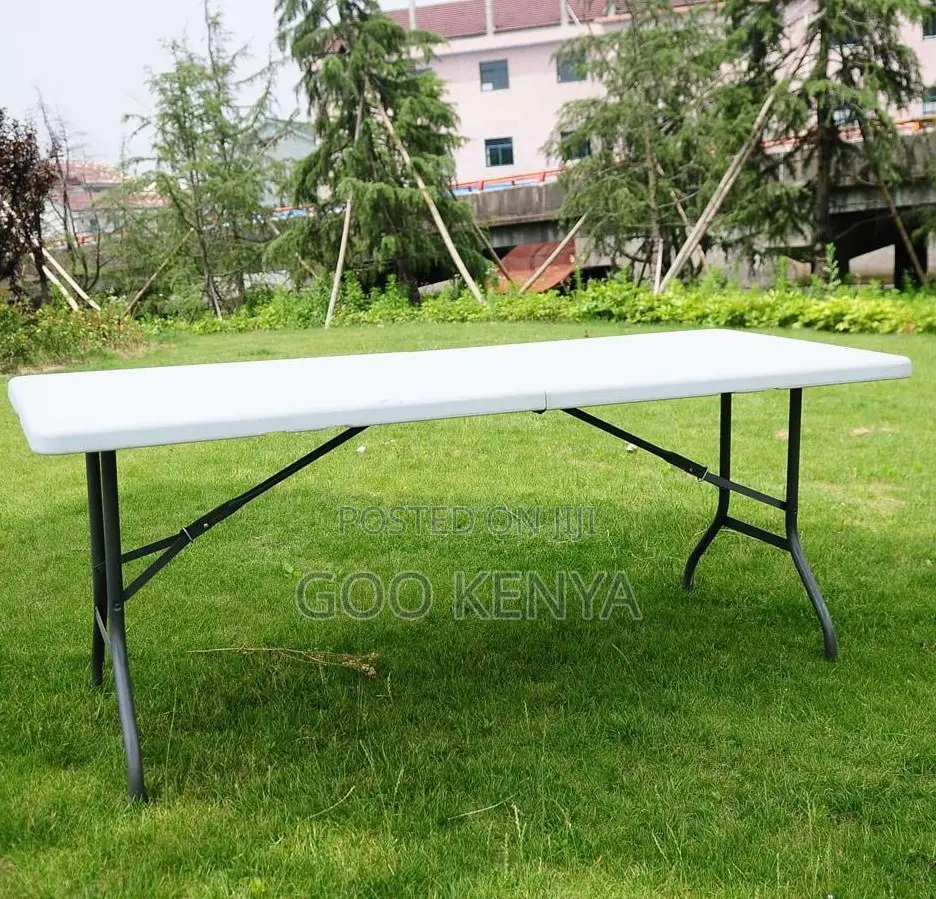 Home Table; Portable Rectangular Outdoor Event Folding Table
