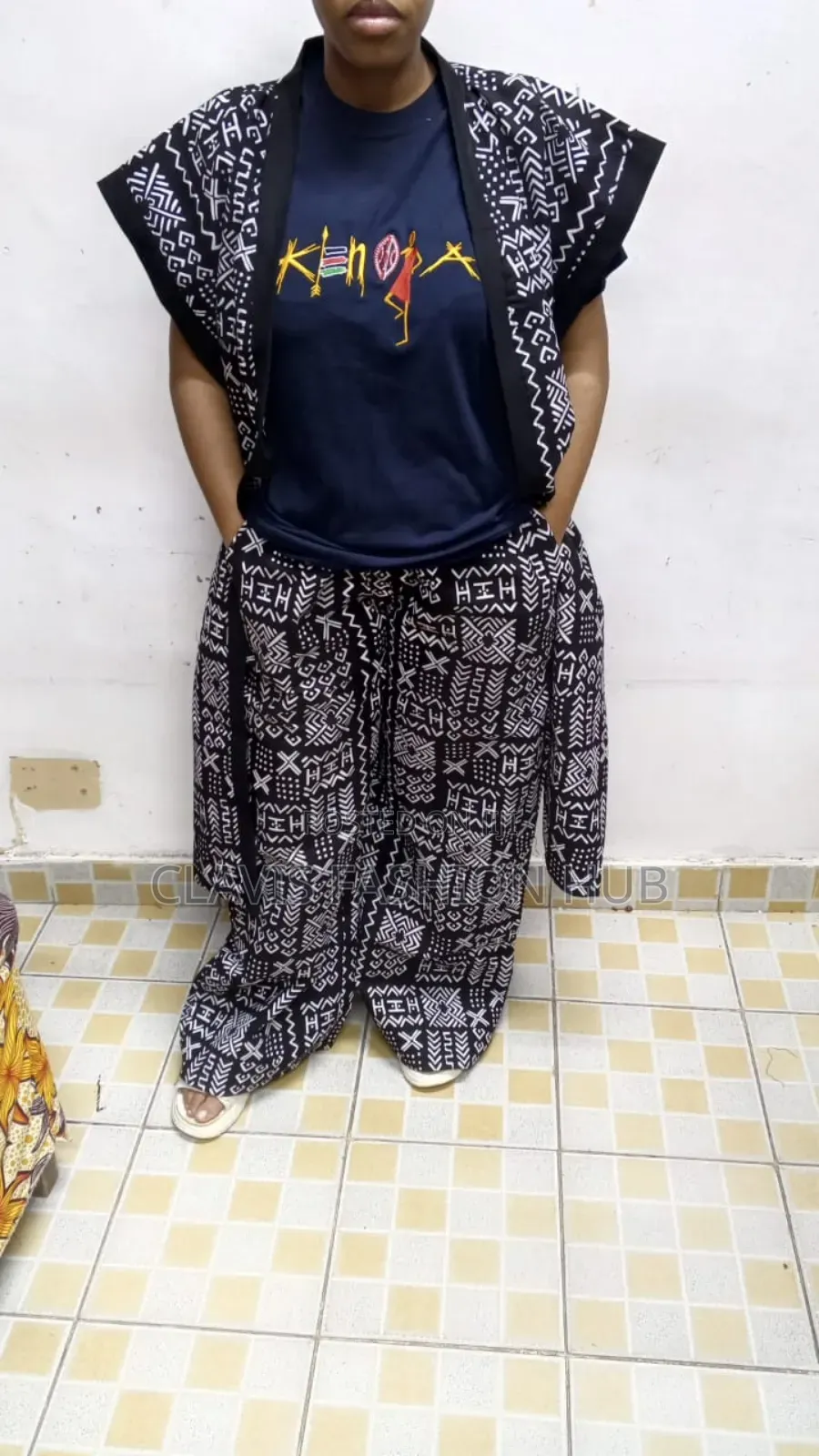 Ankara Kimono and Palazzo Pants Ready Made