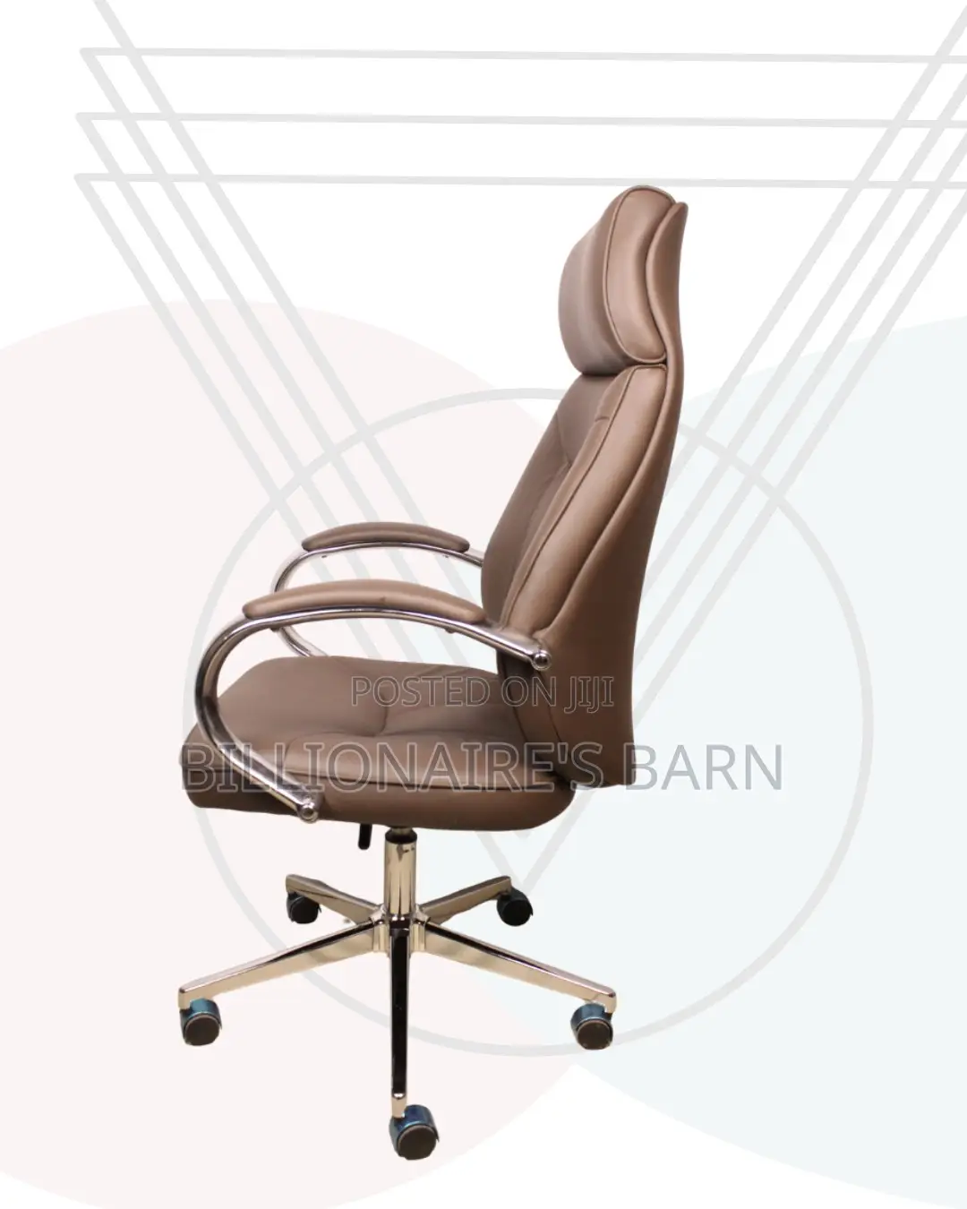Executive Supportive Base Chair Brown | Comfort Meets Style