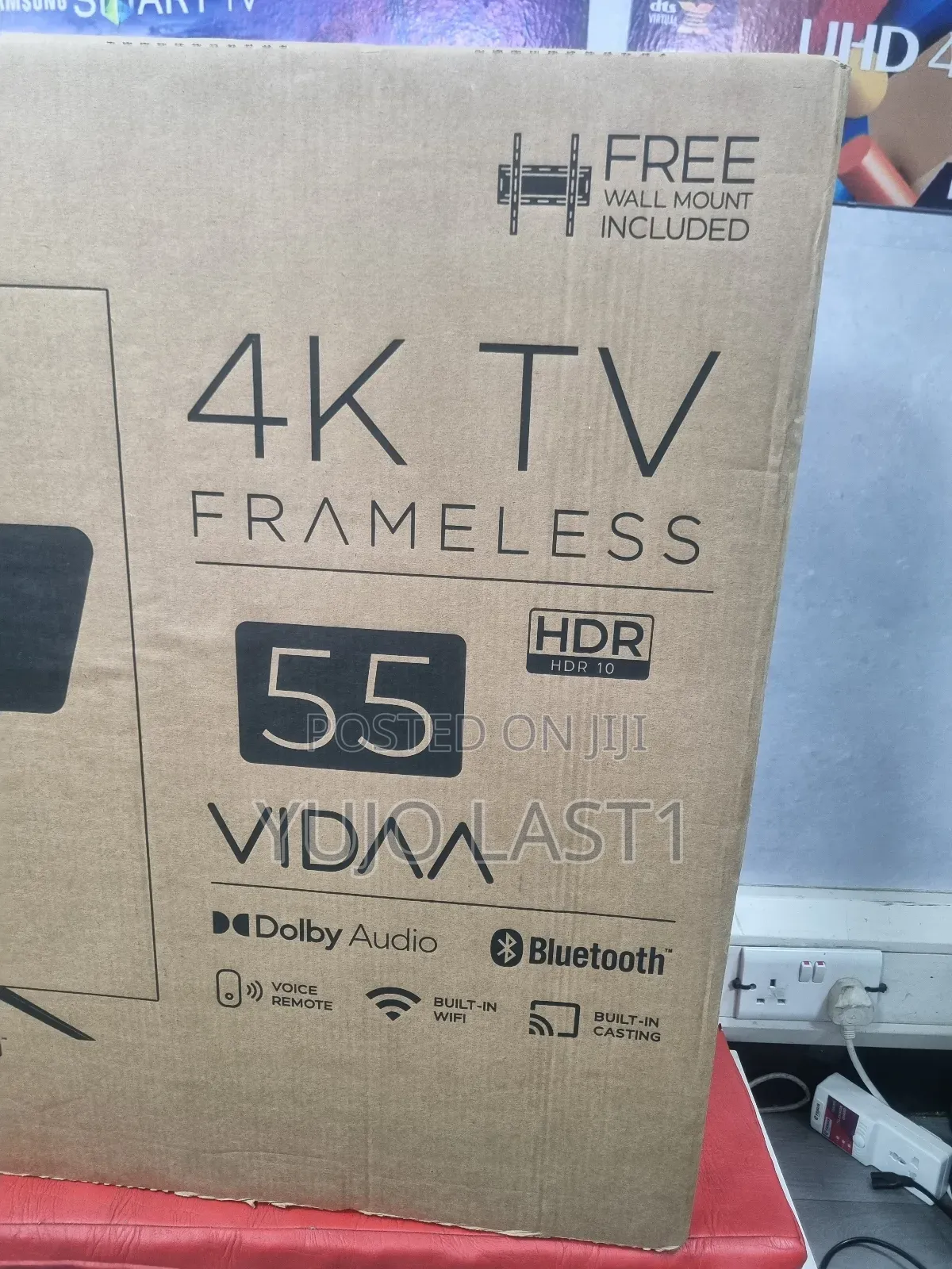 Vision Plus 55′′ Vp8855kv Frameless V+ Os Smart Tv