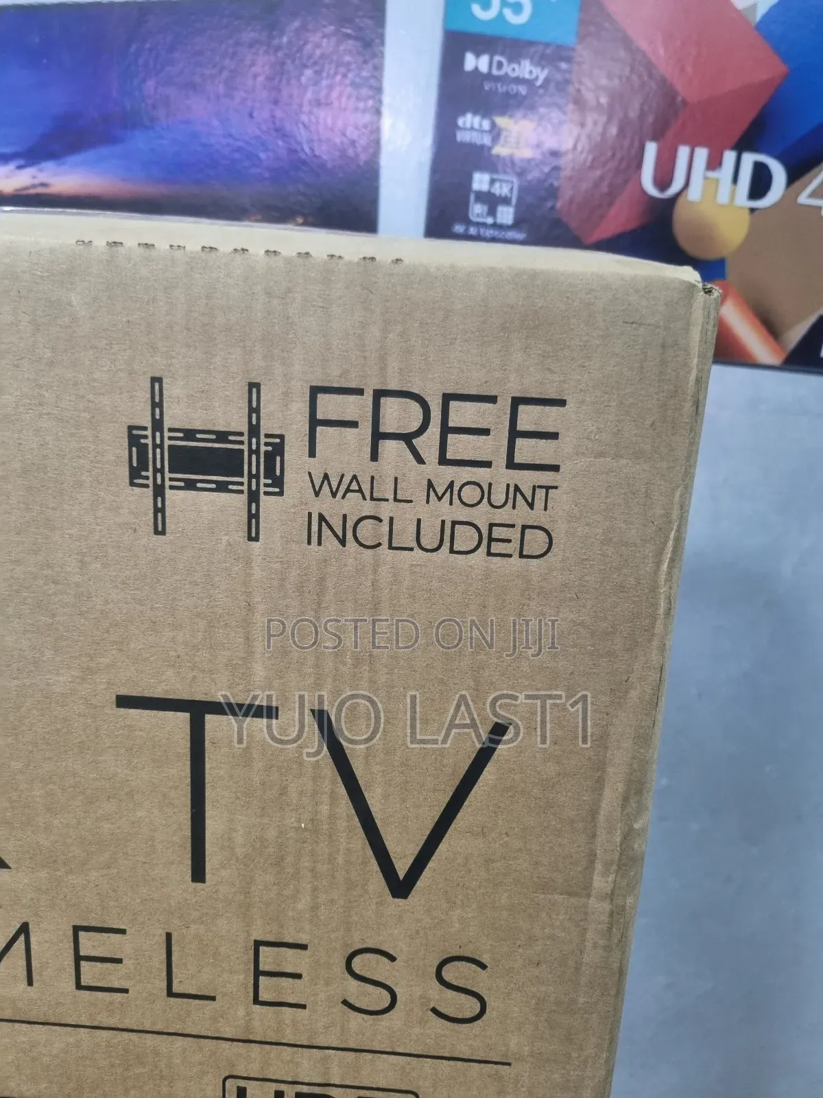 Vision Plus 55′′ Vp8855kv Frameless V+ Os Smart Tv