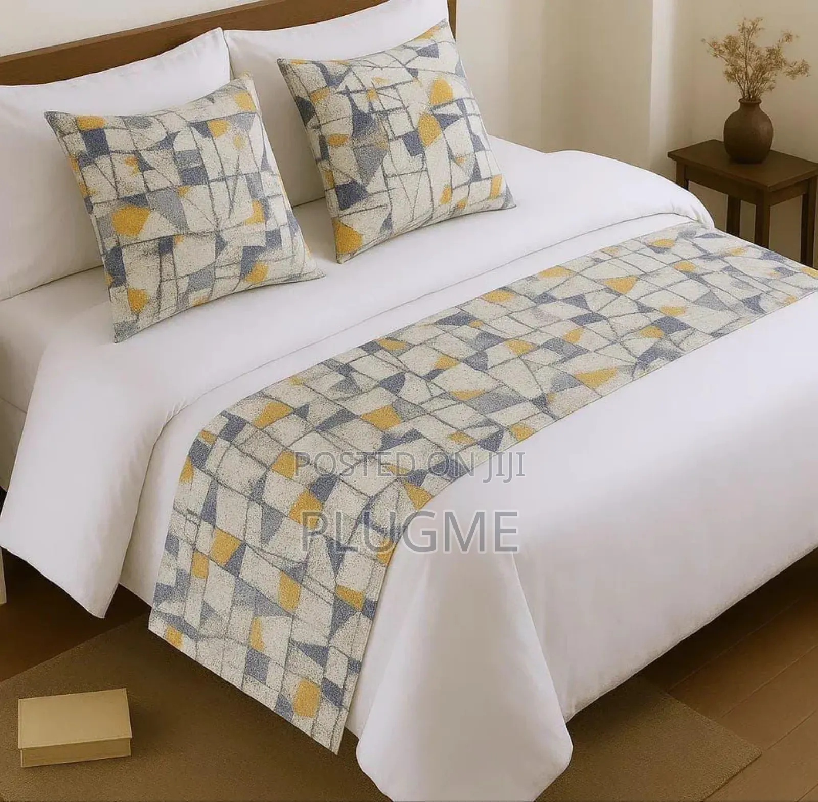 3 in 1 High Quality Heavy Cotton Bed Runners Sets