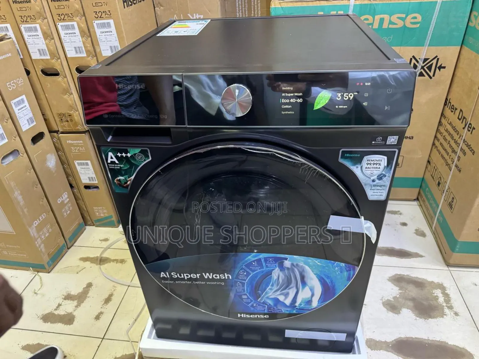 Hisense Washing* Machine Front *12kg* Series 7 Full Automatic Series 7