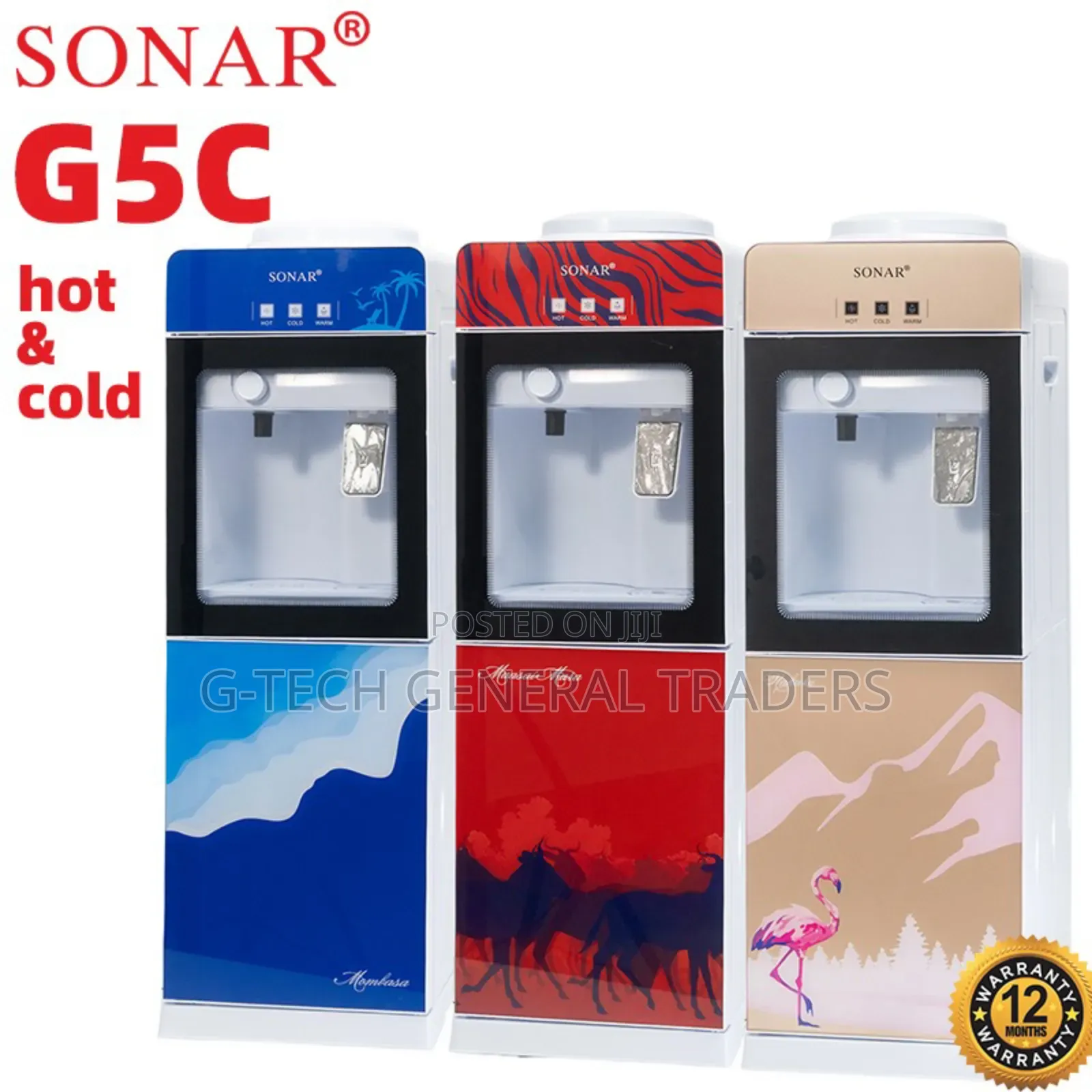 Sonar G5c Hot And Cold Water Dispenser.