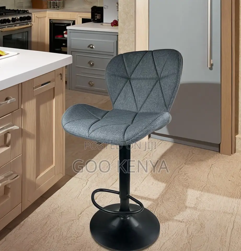 Home Stool; Sleek High Modern Kitchen Counter Leather Bar Stool
