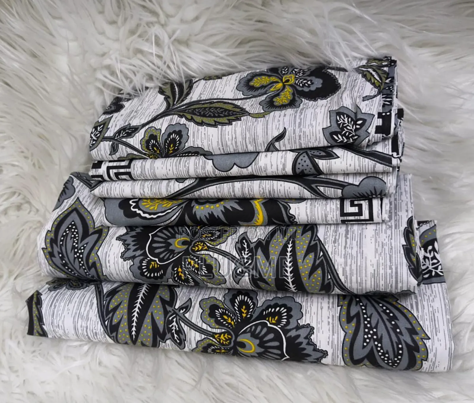 6in1 100%Cotton Floral Bedsheets Sets