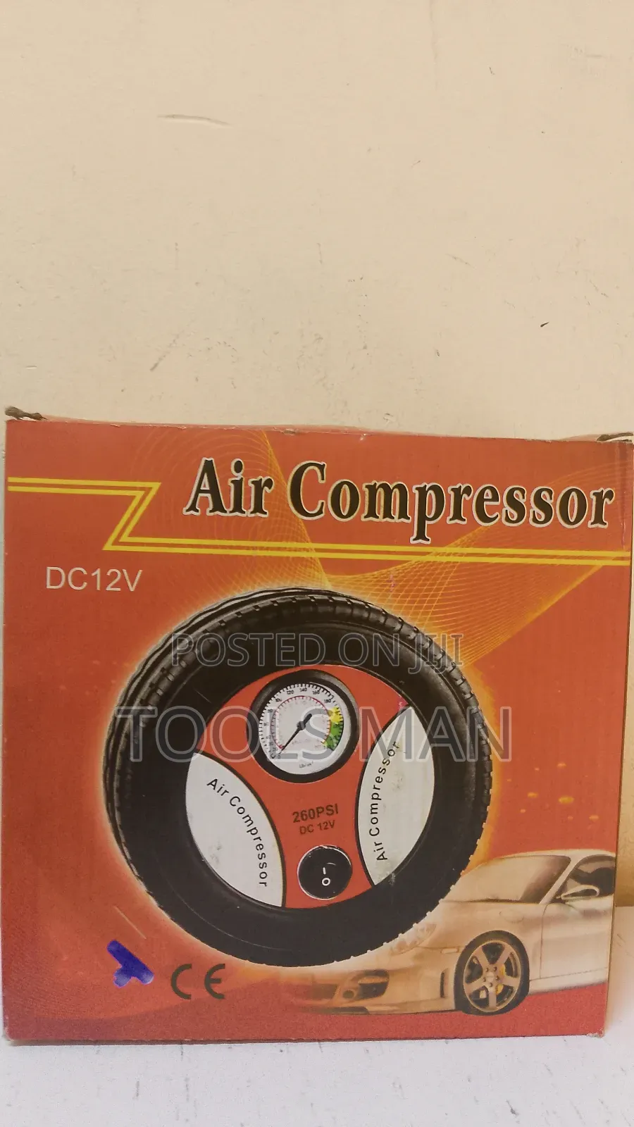 Portable 12v Dc Electric Mini Air Compressor.