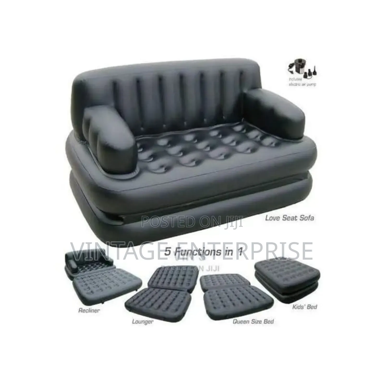 *Inflatable Sofa Bed 5 in 1