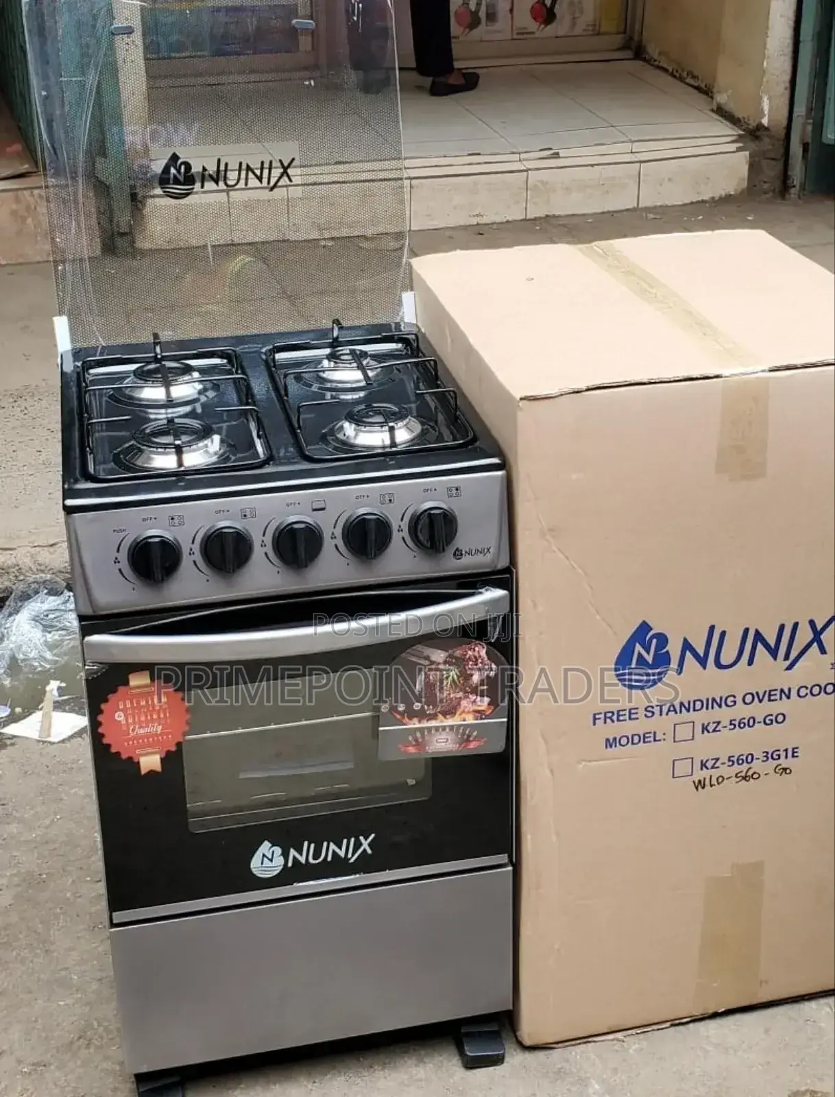 New Model 50*55 Nunix Full Gas Standing Cooker