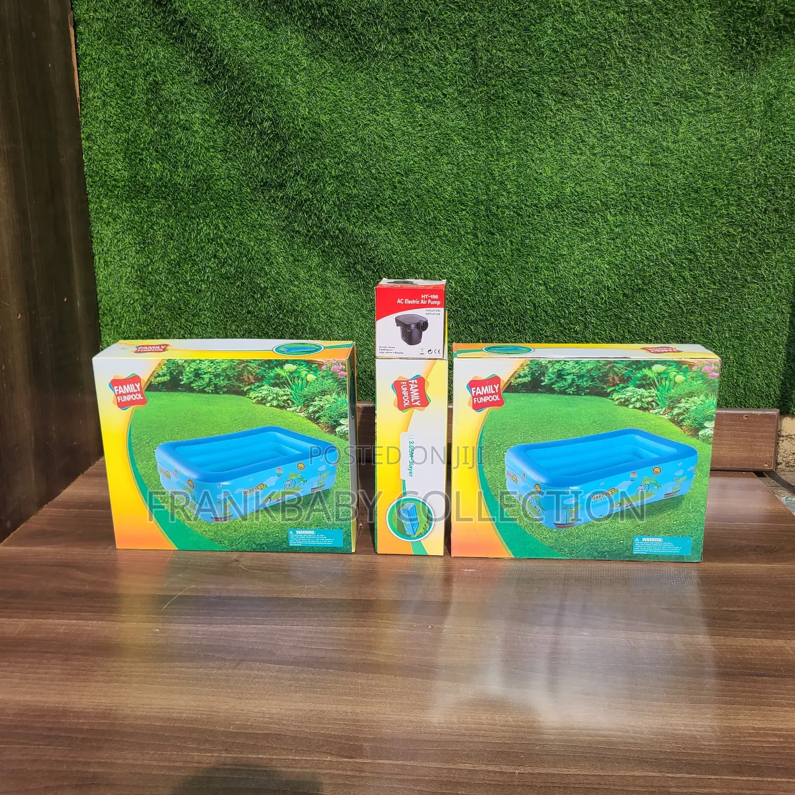 Quick Inflate Family Swimming Pool +Free Electric Pump