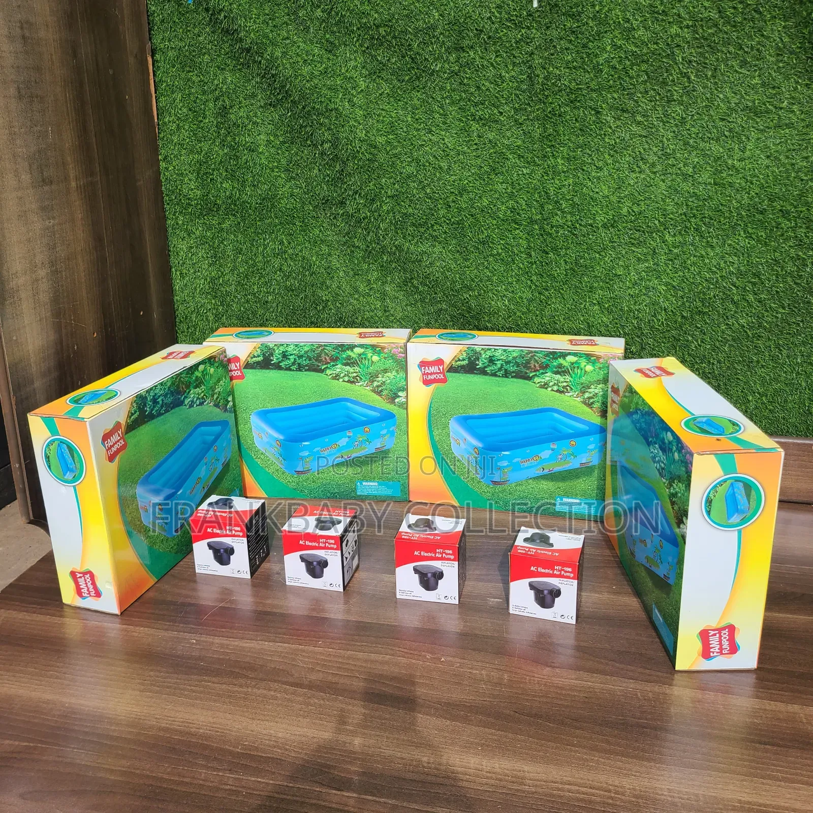Family Garden Swimming Pool + Free Electric Pump
