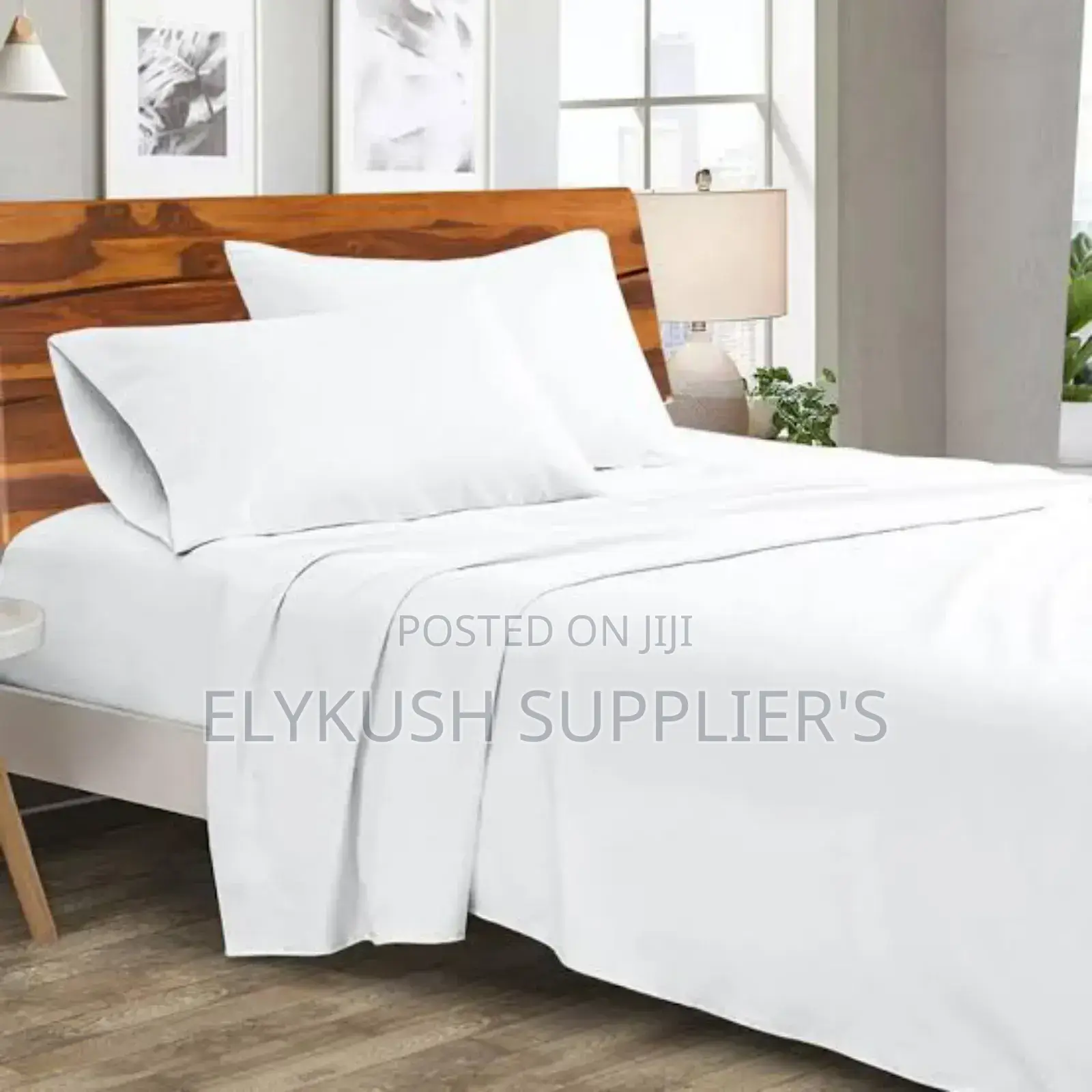 Giga White Plain Bedsheet 4pc
 
5×6