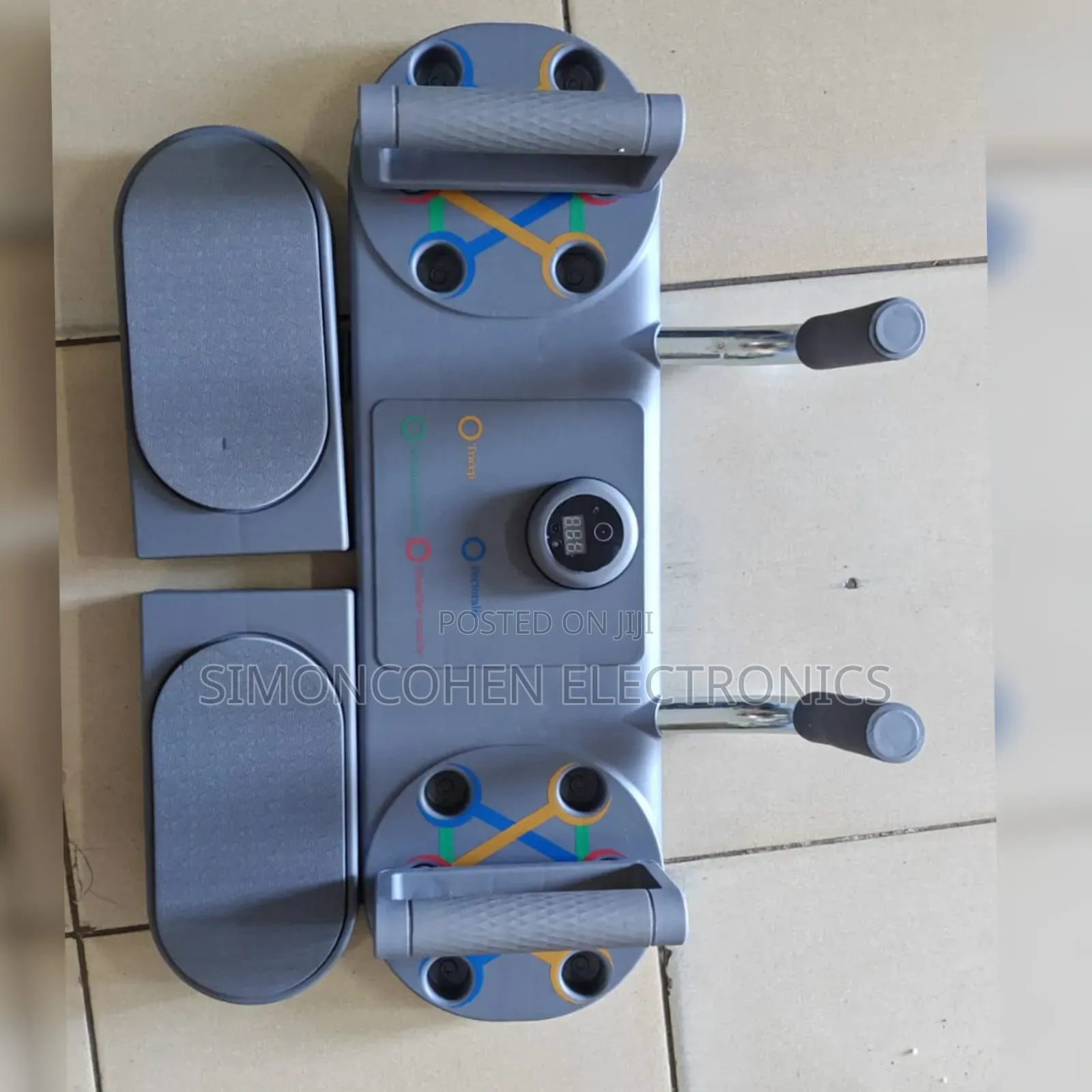 Smart Push Up Board With Resistance Bands And A Timer