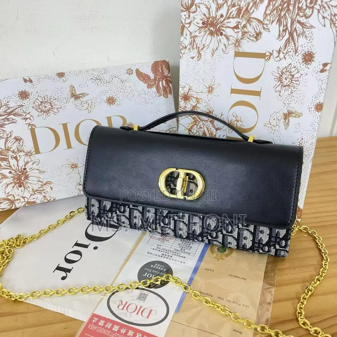 Boxed Dior 30 Montaigne Top Handle Pouch