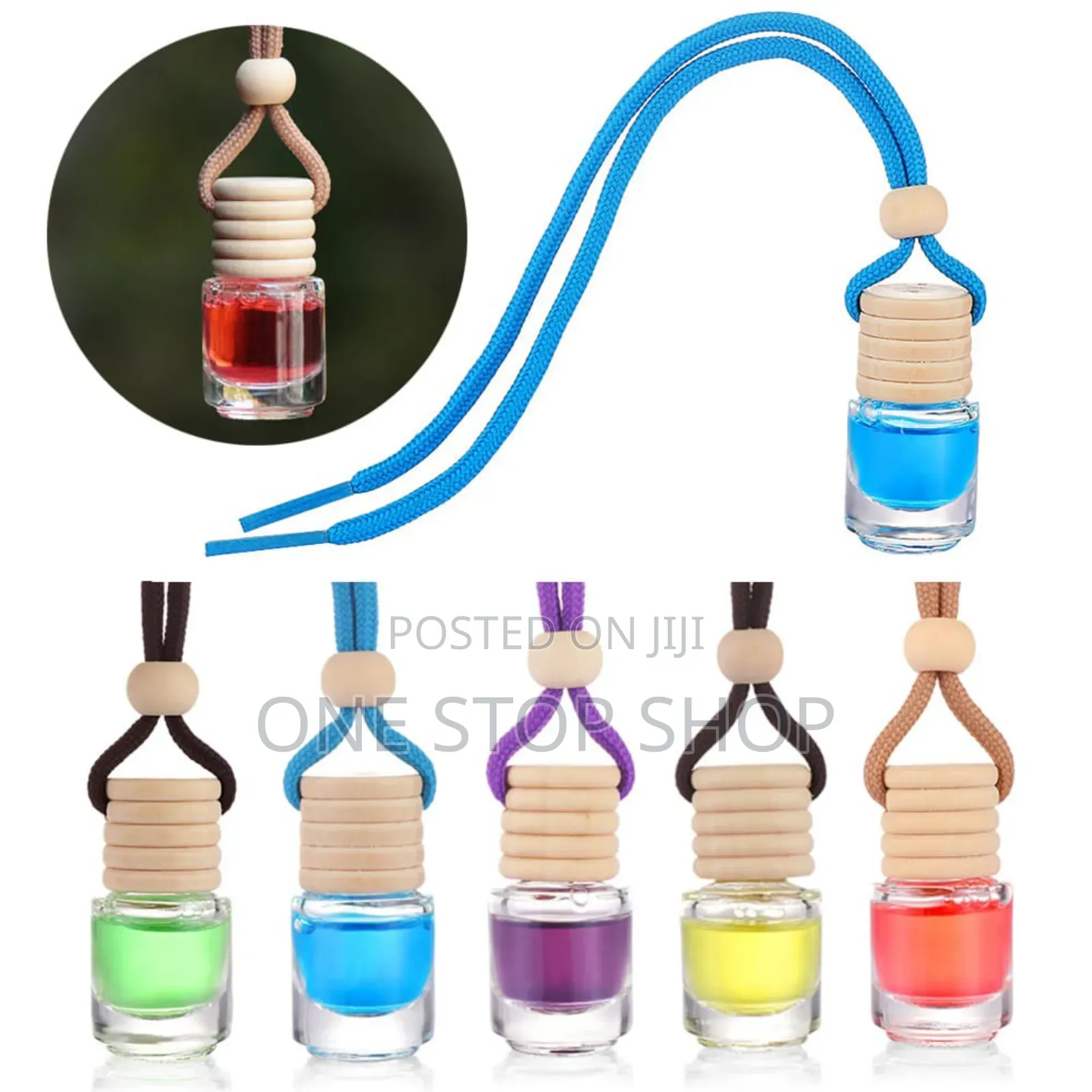 5in1 Hanging Perfume Bottle With Different Fragrance