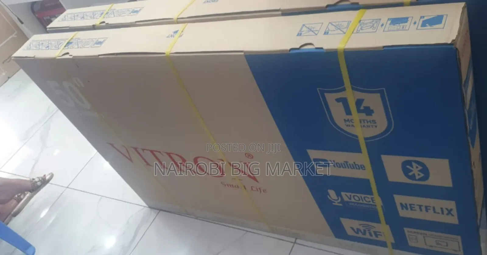 Vitron 50 Inches New Model Smart Android Tv
