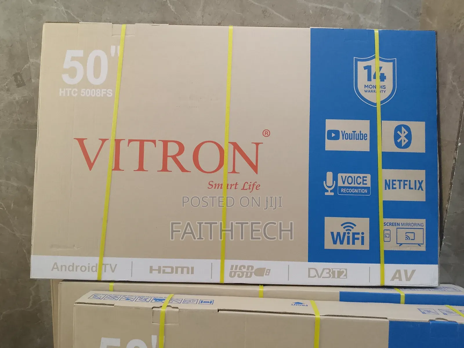 Vitron 50 Inches New Model Smart Android Tv