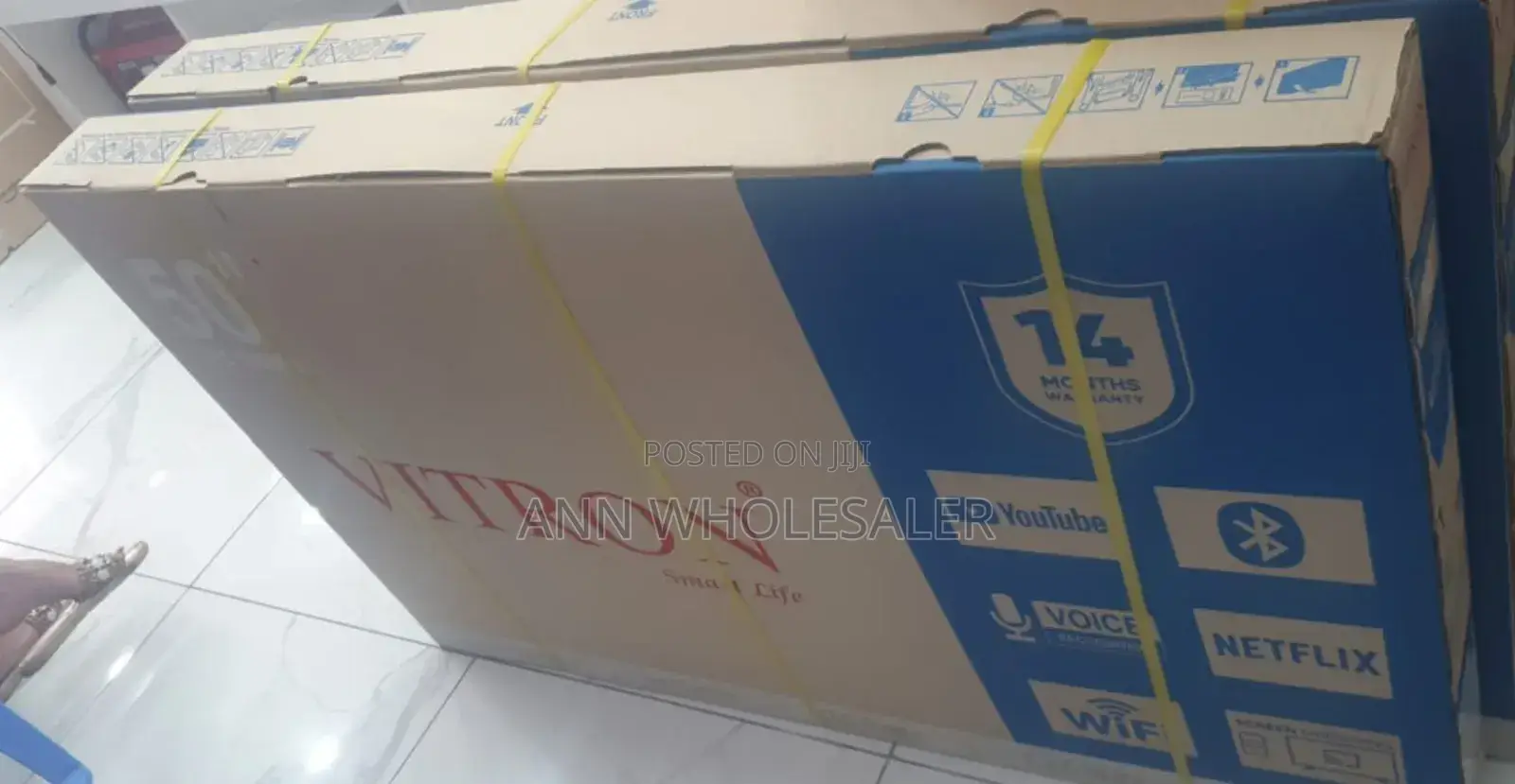 New In Market Vitron 50 Inch Smart Android Tv