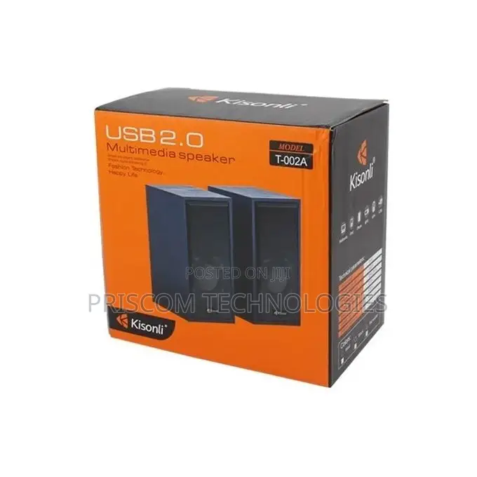 Kisonli T-002a Wooden Usb 2.0 Portable Speaker
