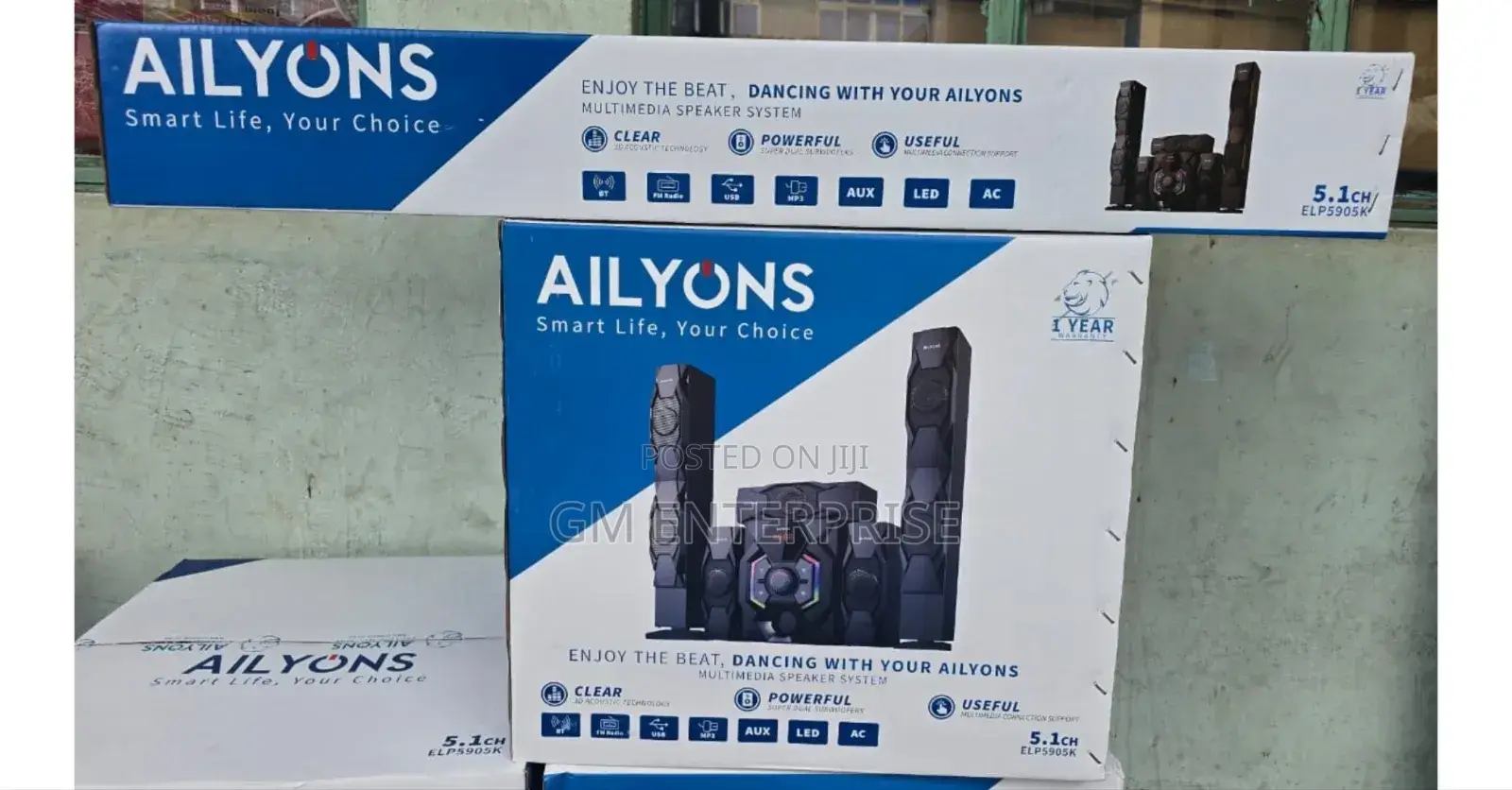 Soundbar,2.1ch Ailyons Soundbar