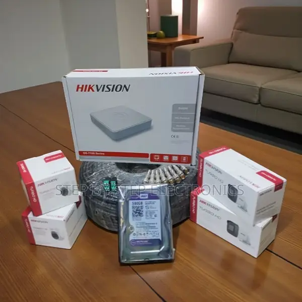 4 Hikvision 1080p Full Hd Security System Kit Night Vision DVR Machine