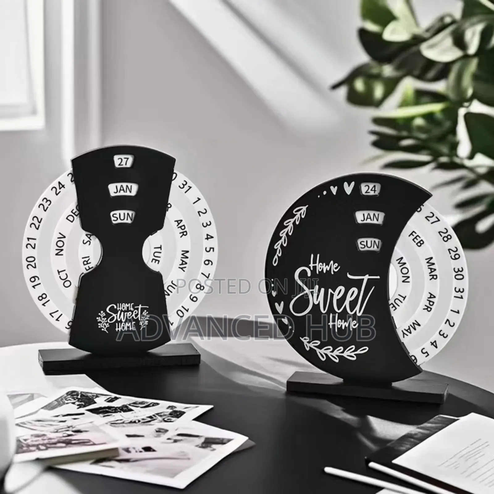 Perpetual Wooden Block Calendar