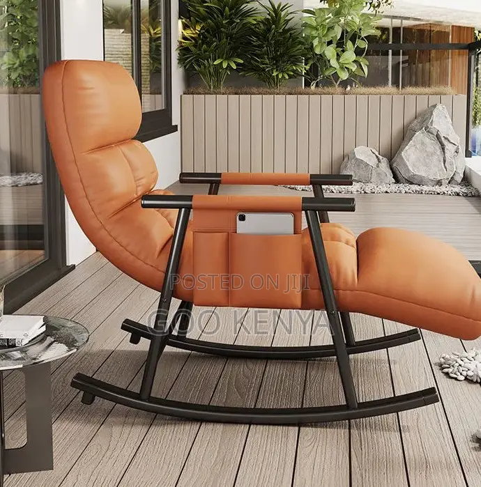 Home Chair; Single Rocking Plush Zero-Gravity Sofa for Living Spaces