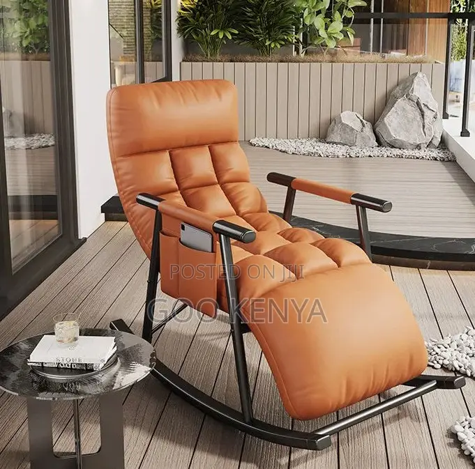 Home Chair; Single Rocking Plush Zero-Gravity Sofa for Living Spaces