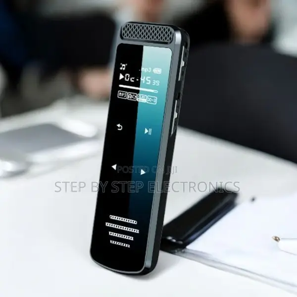 Portable Touch Screen Voice Recorder With Noise Reduction and Playback