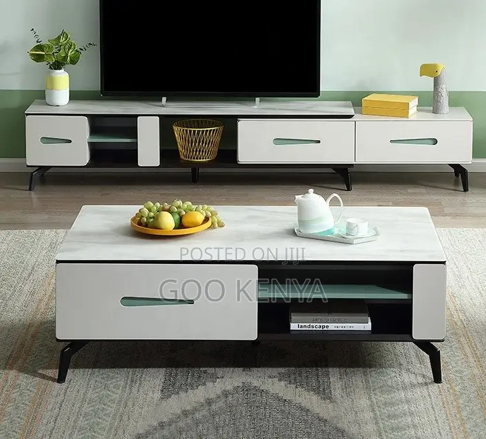 Home Tv Cabinet; Durable Living Room Table Set– Coffee, Tea Tv Use