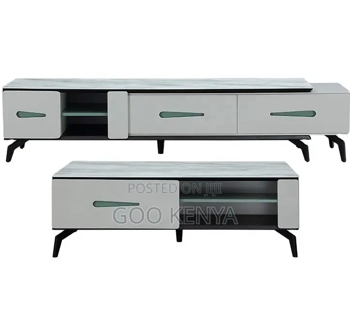 Home Tv Cabinet; Durable Living Room Table Set– Coffee, Tea Tv Use
