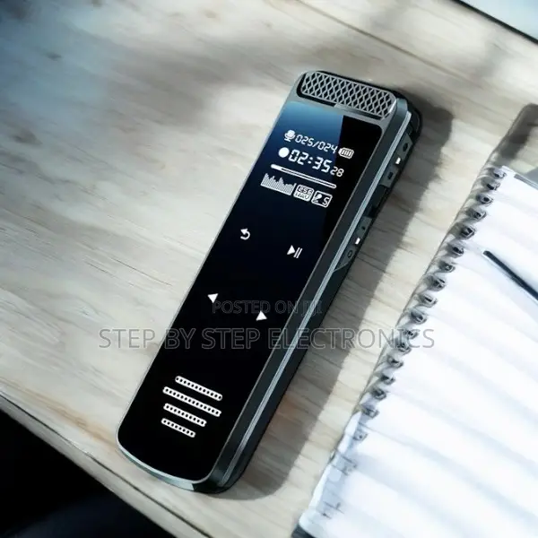 Touch Screen Digital Recorder With 3.5mm Headphone Jack and Loud Audio