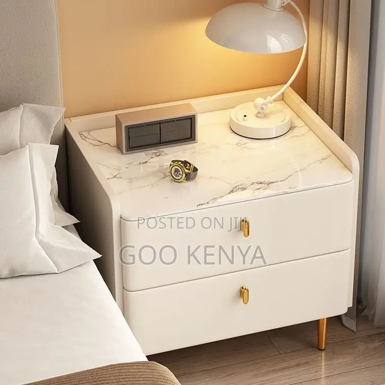 Home Cabinet; Wooden Bedroom Storage Cabinet Night Stand for Home
