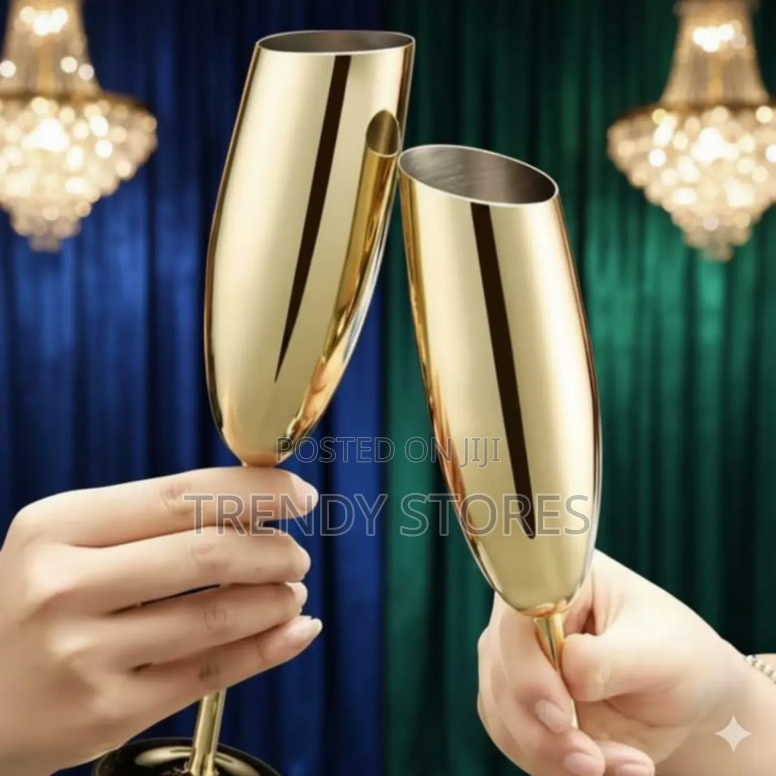 Steel Champagne Flute