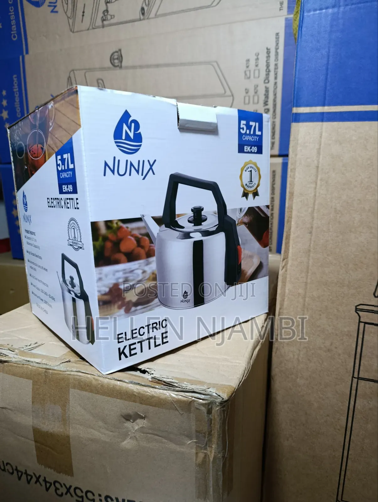 Nunix 5.7-Liter Stainless Steel Electric Kettle